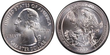 2012-P 25C El Yunque NP MS68