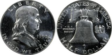 1950 50C PR64+