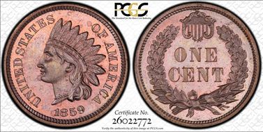 1859 1C J-227 PR63