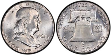 1963 50C DDR, FS-801 MS64