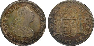 1798/7-Mo FM 1/2 R Calico-281 MS64
