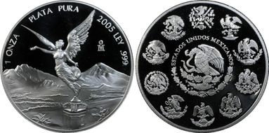 2005-Mo Onza Libertad Ag PR69DCAM