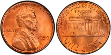 1959 1C DDO FS-104 MS65RD