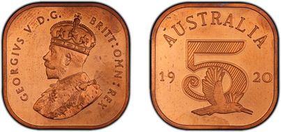 1920 5 Shil X#1b PR64RB