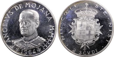 1964 2 Scudi X#10 PR64CAM