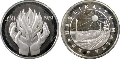 1979-FM £1 Departure of Foreign Forces PR67DCAM