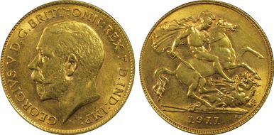 1911-P 1/2 Sov S-4008 MS61