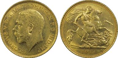 1914-S 1/2 Sov S-4009 MS62