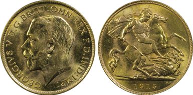 1915-M 1/2 Sov S-4007 MS64