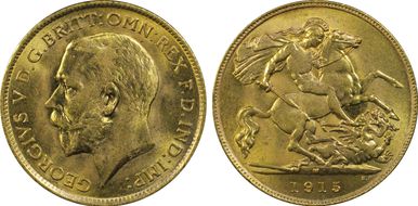 1915-M 1/2 Sov S-4007 MS64