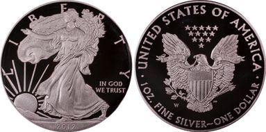 2012-W $1 Silver Eagle First Strike PR69DCAM