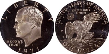 1971-S $1 Silver PR68DCAM