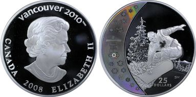 2008 $25 Snowboarding PR69DCAM