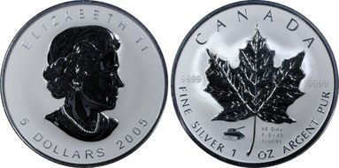 2005 $5 ML VE Day SP68