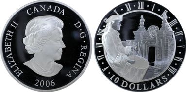 2006 $10 Fortress of Louisbourg PR69DCAM