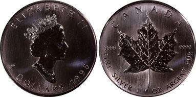 1996 $5 Maple Leaf Ag MS64