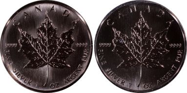 1999 $5 Maple Leaf Ag MS66