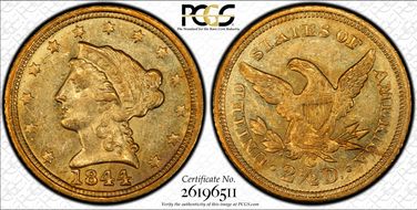 1844-C $2.50 MS61
