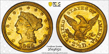 1844-C $2.50 MS61