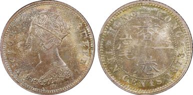 1873/63-H 10C Flat top 3 MS67