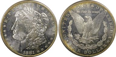 1881-S $1 MS64
