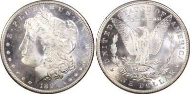1891-S $1 MS66