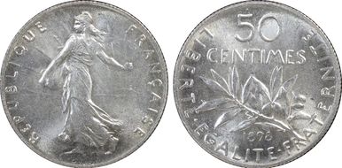 1898 50C Gad-420 F-190 MS63