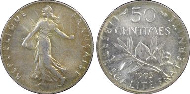 1905 50C Gad-420 F-190 MS65