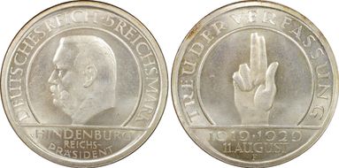 1929-F 5 Mk Constitution J-341 MS65