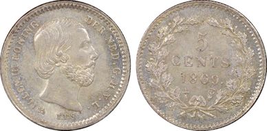 1869 5C MS66