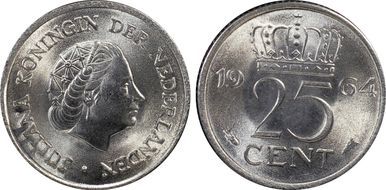 1964 25C KM-183 MS67