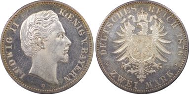 1876-D 2 Mk J-41 MS62