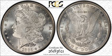 1885-S $1 MS65+
