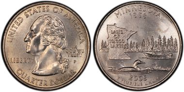 2005-P 25C Minnesota DDR-026 MS66