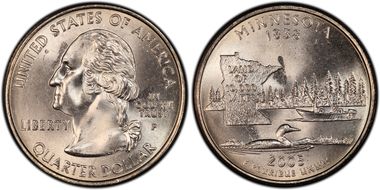 2005-P 25C Minnesota DDR-062 MS66