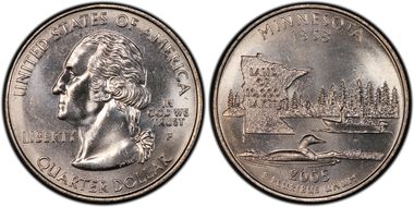 2005-P 25C Minnesota DDR-011 MS66