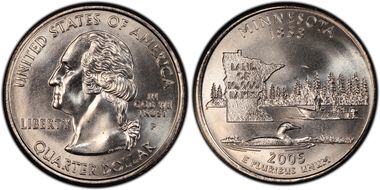2005-P 25C Minnesota DDR-020 MS66