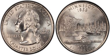 2005-P 25C Minnesota DDR-005 MS66