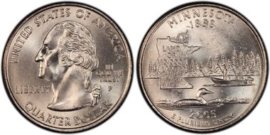 2005-P 25C Minnesota DDR-017 MS66