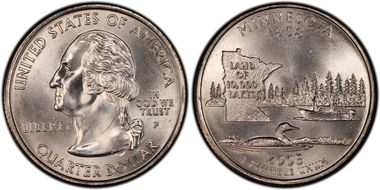 2005-P 25C Minnesota DDR-057 MS67