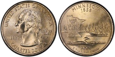 2005-P 25C Minnesota DDR-017 MS65