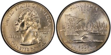 2005-P 25C Minnesota DDR-062 MS64