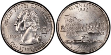 2005-P 25C Minnesota DDR-059 MS66