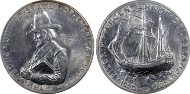 1920 50C Pilgrim MS62