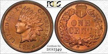 1886 1C Type 2 MS64RD