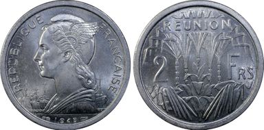 1948 2 Fr Lec-62 Aile MS65