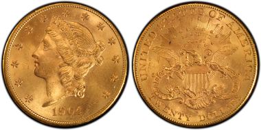 1904-S $20 MS65