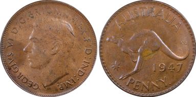 1947 Y. (p) 1D MS63BN