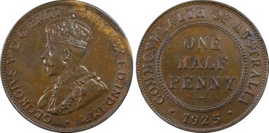 1925 1/2D MS64BN