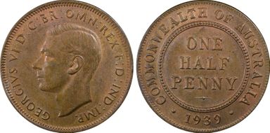 1939 1/2D KM-35 MS64RB